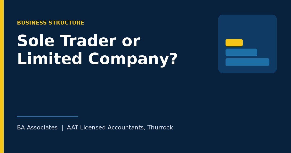 Sole Trader or Limited Company? How to Decide in 2026
